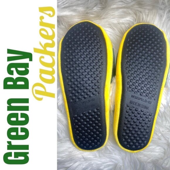 NWOT NFL Green Bay Packers House Slippers, Size L (9-10) - Picture 5 of 8
